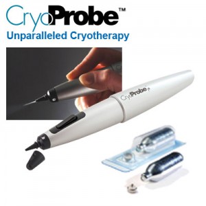 We now have Cryoprobe. A new technology in cryosurgery! We can now eliminate, warts, skin tags, fibromas, skin tumors, and papillomas with only a local anesthetic. No general anesthesia required!! Call today to get those pesky bumps removed. Dr. Ortiz will assess the lesion to determine if it's the best technique to be used for your pet.